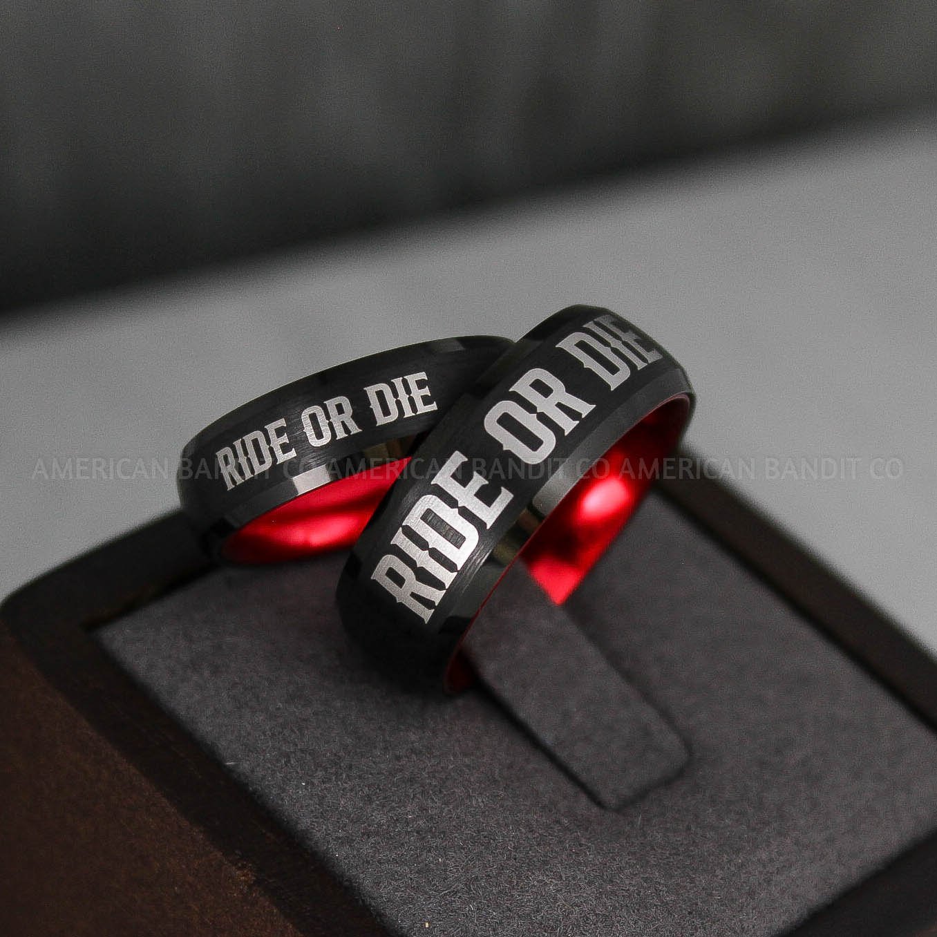 IMG_3312.jpg Ride or Die Rings, Ride or Die, Ride or Die Wedding Rings, Ride or Die Wedding Bands, Black Wedding Rings, Black Wedding Bands, Biker Rings - Image 1