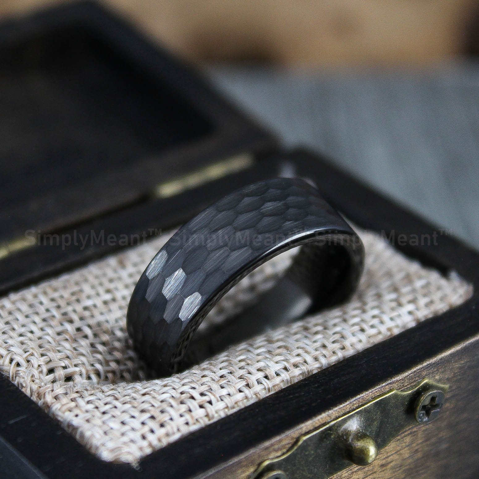 IMG_1483 Hammered Wedding Bands, Hammered Rings, Couple Wedding Rings, Matching Rings - Image 5