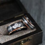 Claddagh Rings, Claddagh Couple Wedding Bands, Irish Rings, Couple Ring Set