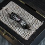 Simply Meant To Be Ring, Simply Meant To Be Wedding Band, Black Wedding Band