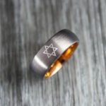Star of David Ring, Judaica Jewelry, Star of David Wedding Band