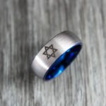 Star of David Ring, Judaica Jewelry, Star of David Wedding Band