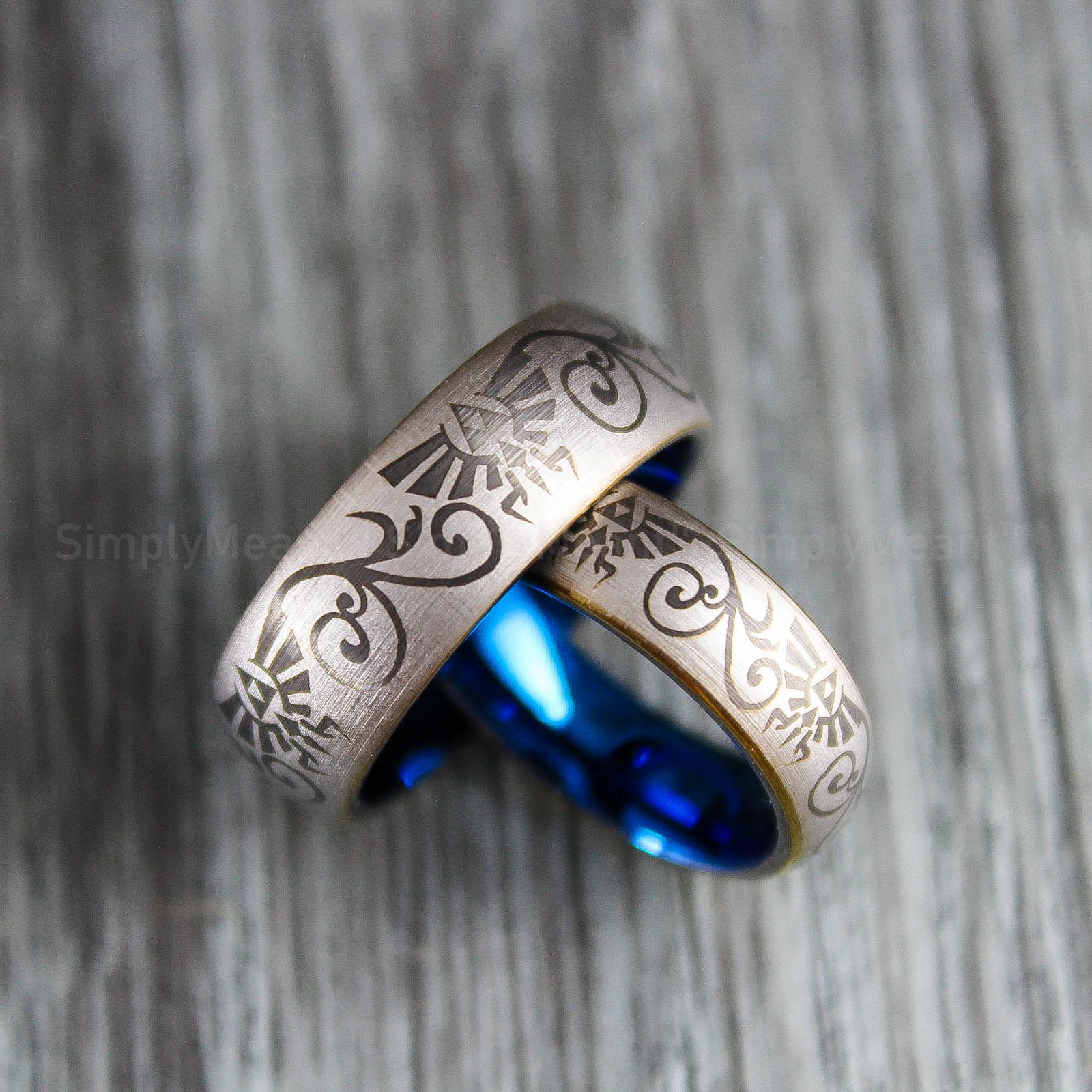 IMG_1652 Zelda Wedding Rings, Legend of Zelda Wedding Rings, Zelda Jewelry, Gamer Rings - Image 1