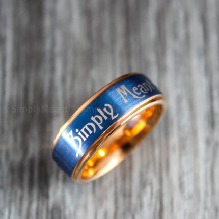 Simply Meant To Be Ring, Simply Meant To Be Wedding Band, Rose Gold Wedding Band