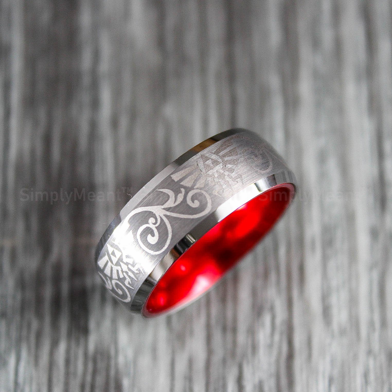 IMG_1657 Zelda Wedding Ring, Legend of Zelda Wedding Ring, Zelda Jewelry, Gamer Ring - Image 1