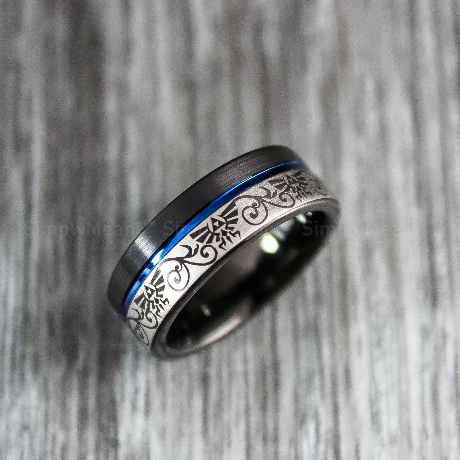IMG_1669 Zelda Wedding Ring, Legend of Zelda Wedding Ring, Zelda Jewelry, Gamer Ring - Image 1
