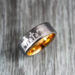 Praying Cowboys Ring, Cowboys Wedding Band, Praying Cowboys Wedding Band