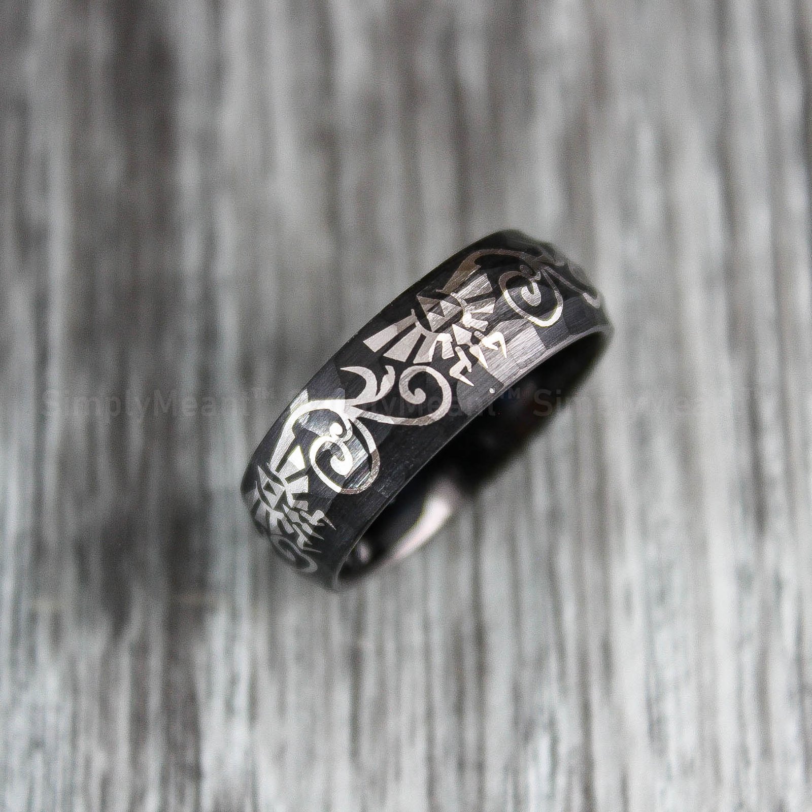 IMG_1682 Zelda Wedding Ring, Legend of Zelda Wedding Ring, Zelda Jewelry, Gamer Ring - Image 1