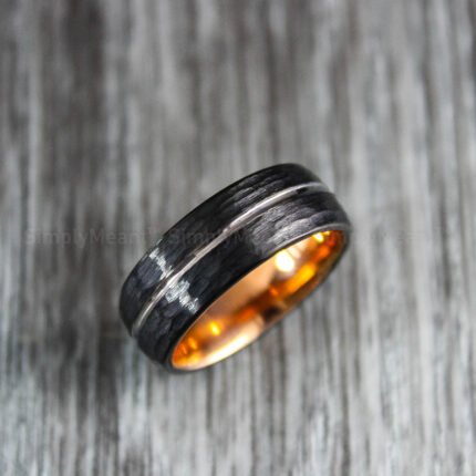 Hammered Wedding Band, Hammered Ring, Hammered Wedding Ring