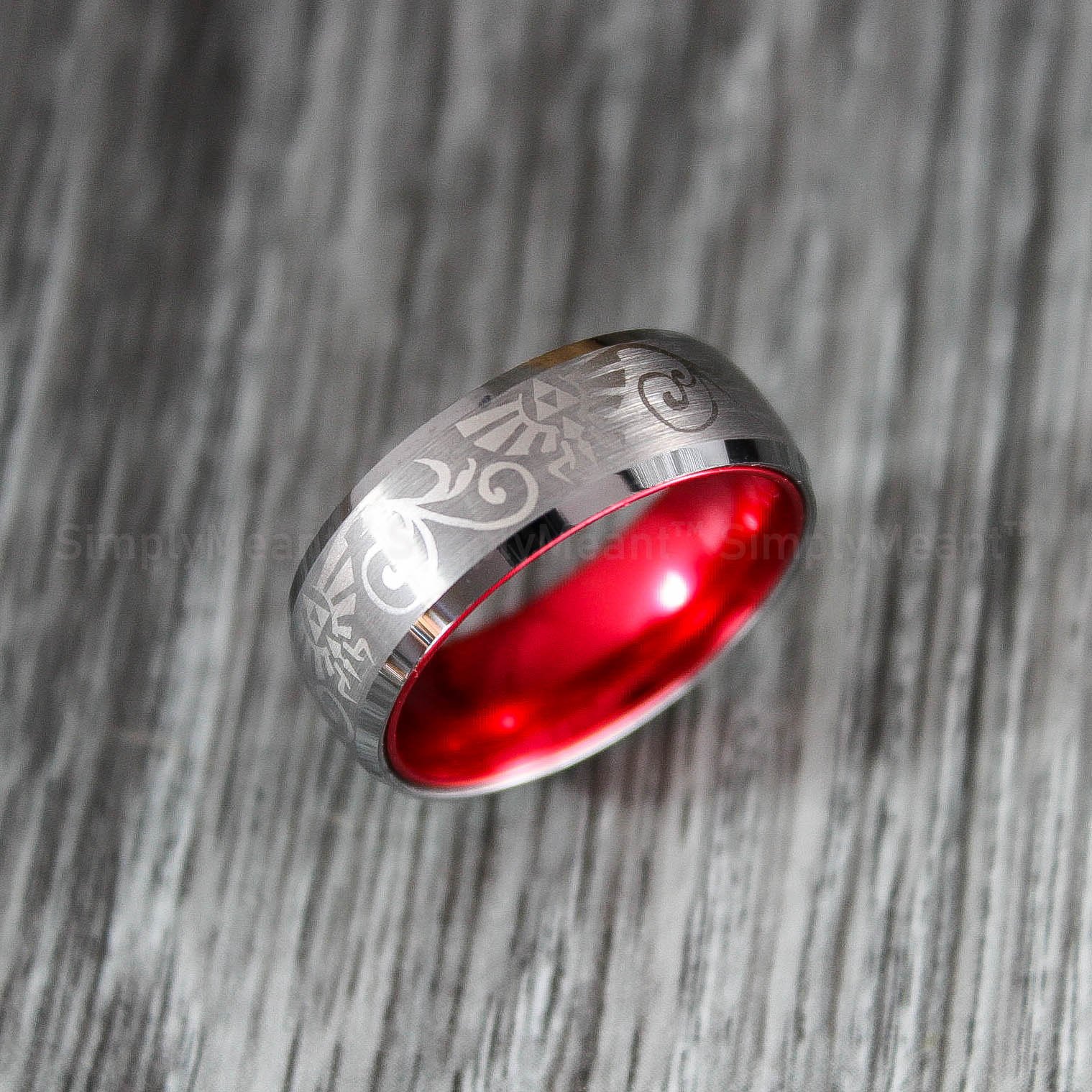 IMG_1793 Zelda Wedding Ring, Legend of Zelda Wedding Ring, Zelda Jewelry, Gamer Ring - Image 4