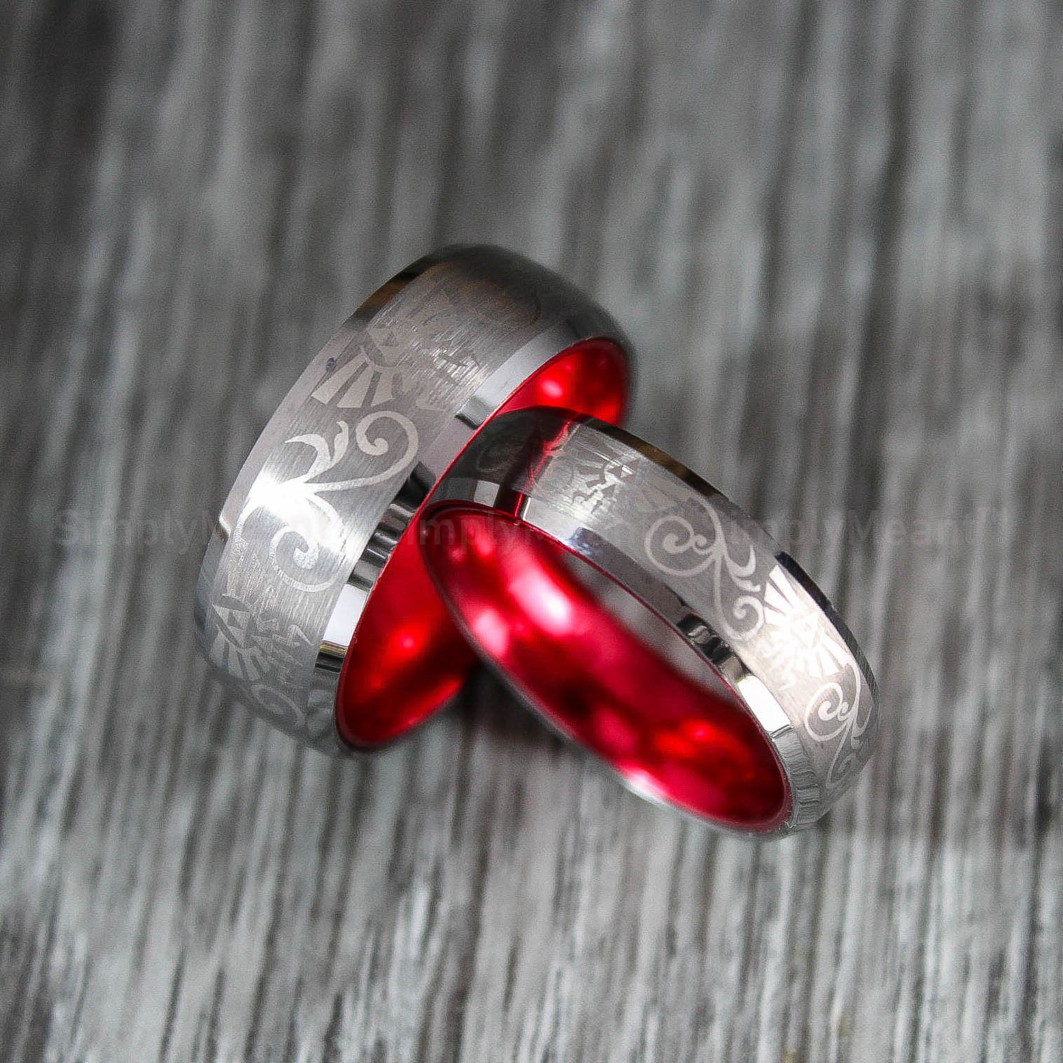 IMG_1794 Zelda Wedding Ring, Legend of Zelda Wedding Ring, Zelda Jewelry, Gamer Ring - Image 5