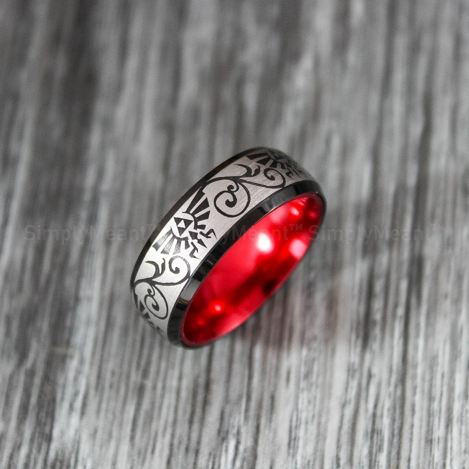 IMG_1799 Zelda Wedding Ring, Legend of Zelda Wedding Ring, Zelda Jewelry, Gamer Ring - Image 1